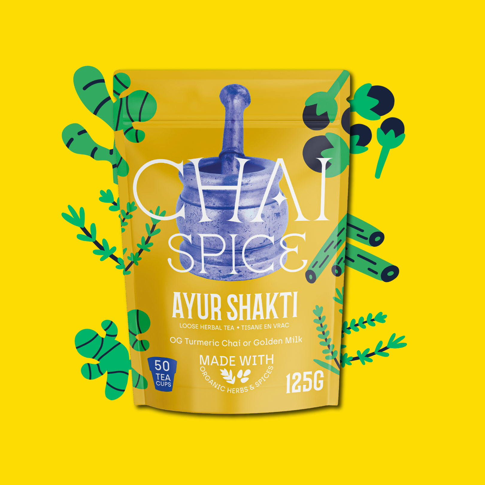 Ayur Shakti (Caffeine Free) | Turmeric Chai